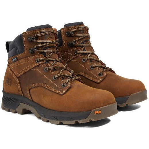 Timberland Pro Men s 6 Titan EV Waterproof Soft Toe Brown Work Boot