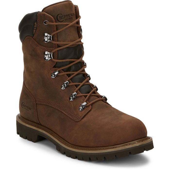 Insulated lace up work sales boots