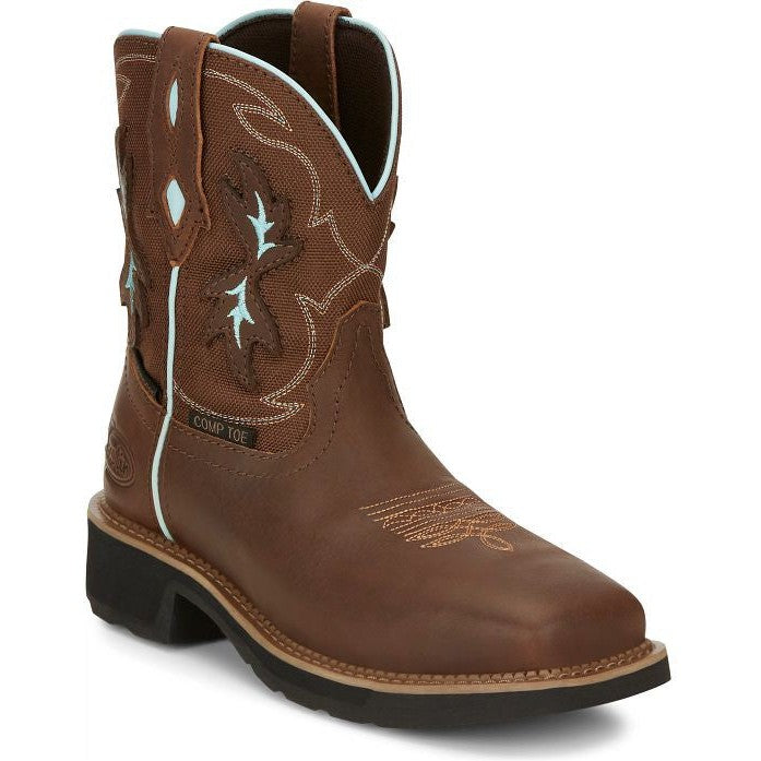 justin women's work boots