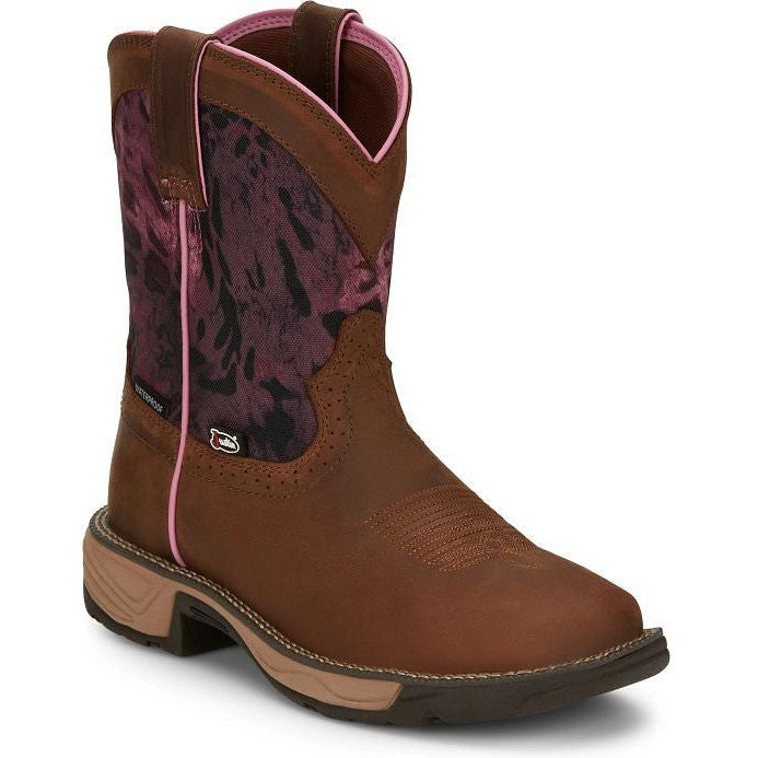 Justin women's work boots best sale