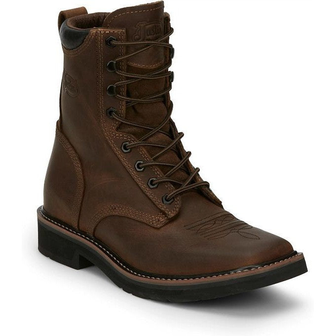 Justin roper steel toe boots on sale