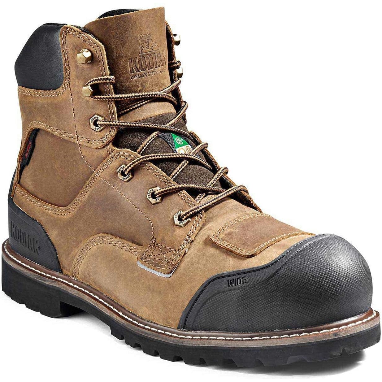 Mens extra wide store waterproof work boots