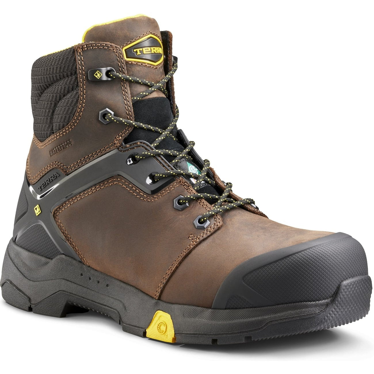 Men's Terra Sentry 2020 6 Nano Composite Toe Safety Work Boot with  Internal Met Guard