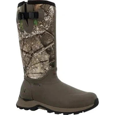 Rocky Men s Trophy Series 14 Soft Toe WP 1000G Pull On Boot Realtree