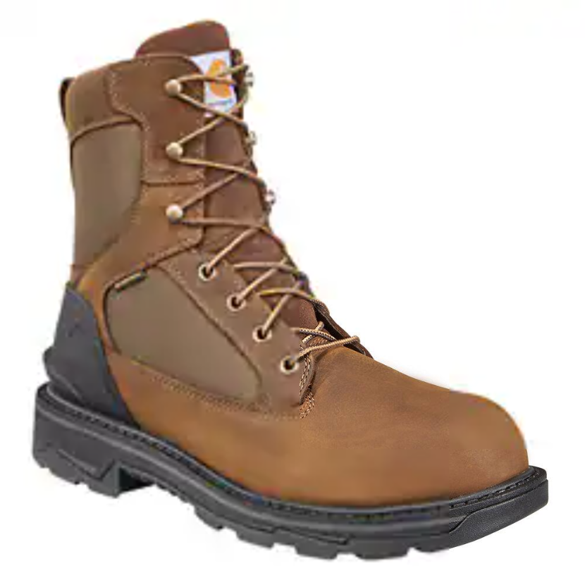 Carhartt Men s 8 Ironwood Waterproof Alloy Toe Work Boot Brown 8