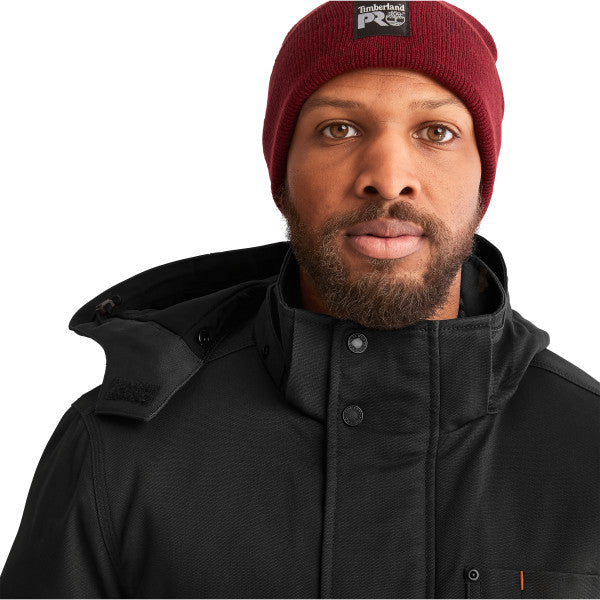 -Black- Insulated Jacket Ironhide TB0A237T Timberland Men\'s Pro Hooded