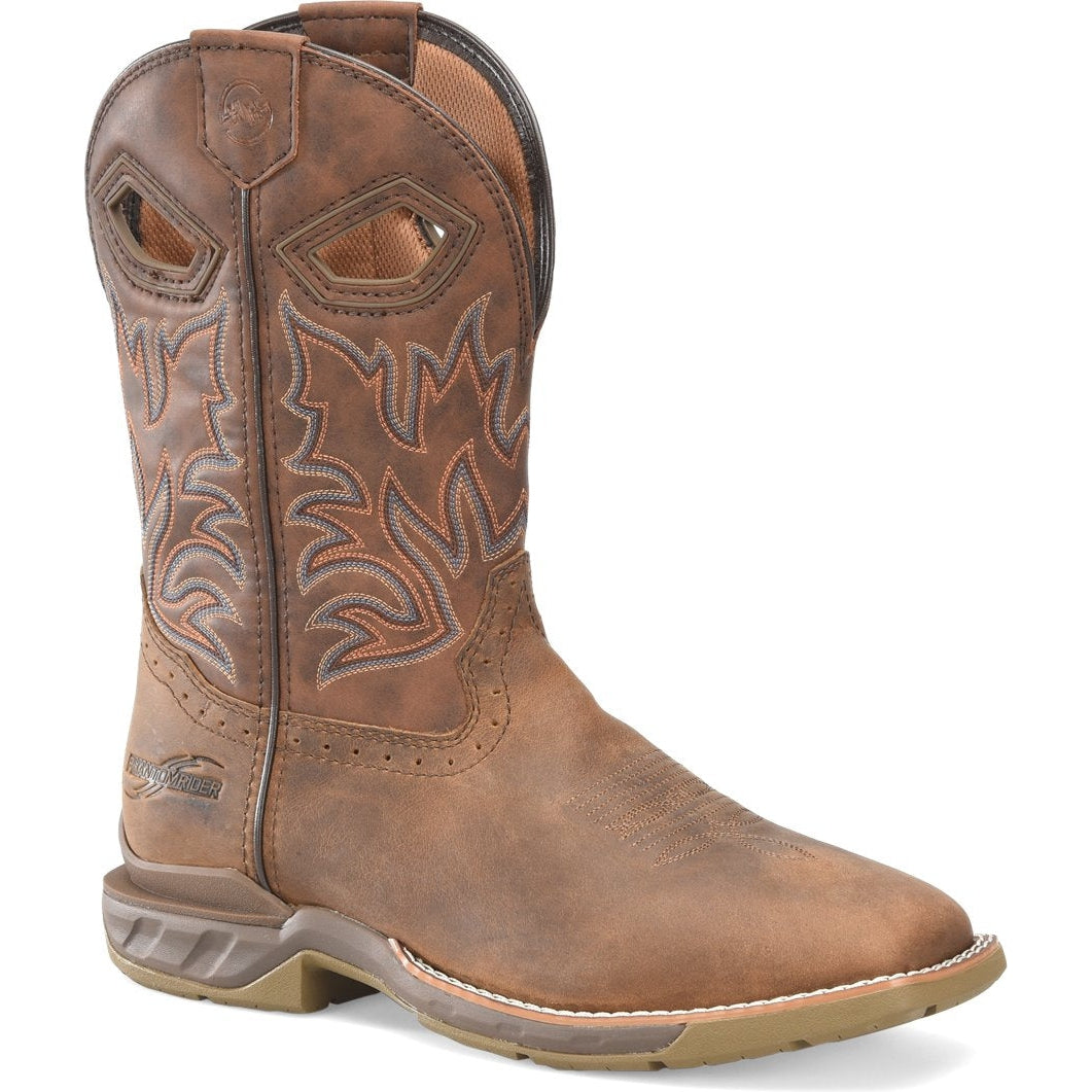 Double H Men s Portal 11 Wide ST Roper Work Boot Brown DH5382