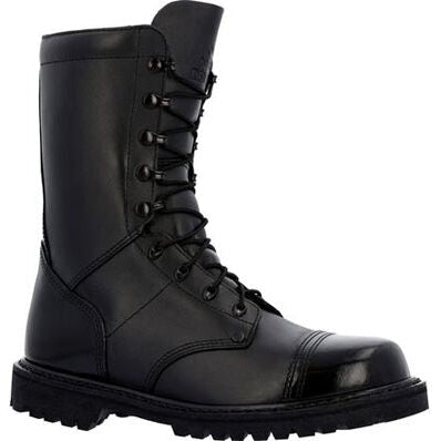 Mens black slip resistant boots online