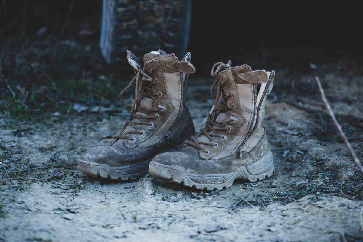 Brown Combat Boots