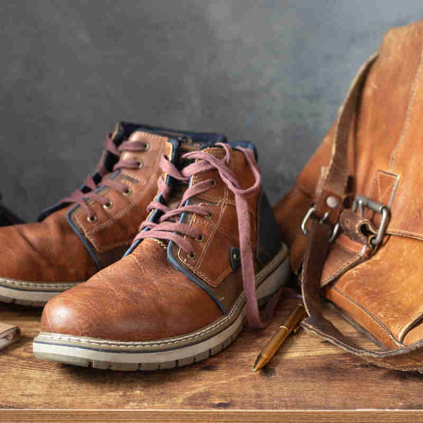Work Shoes Safety Shoes, Vintage Leather Boot, Mens Leather Boots