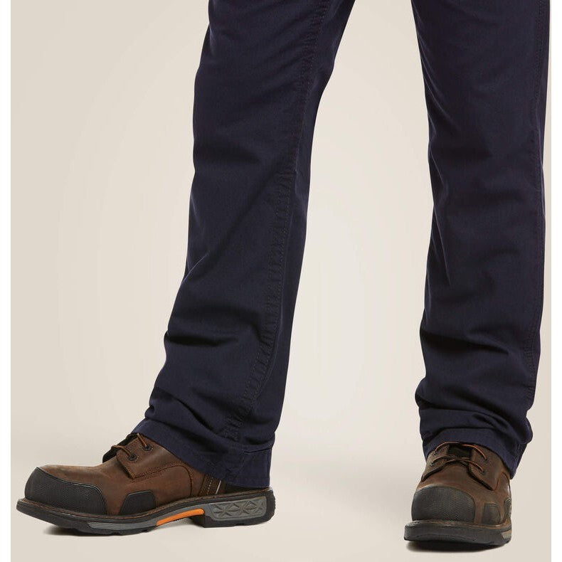 Ariat Men's Flame Resistant M4 Relaxed Workhorse Boot Cut Pant - Navy 10019623 - Overlook Boots