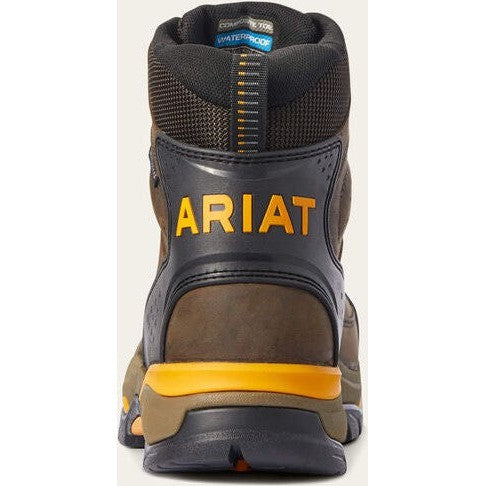 Ariat Men's Endeavor 6" Carbon Toe WP Work Boot -Brown- 10031591  - Overlook Boots