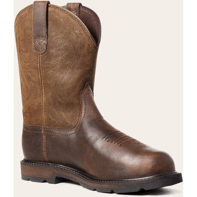 Ariat Men's Groundbreaker ST Metguard Western Work Boot - Brown - 10036107 7 / Medium / Brown - Overlook Boots