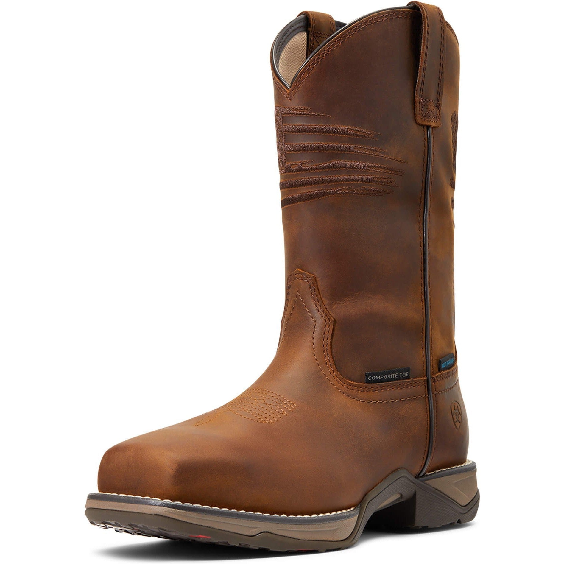 Ariat Women's Anthem Patriot 10" Comp Toe WP Western Work Boot- 10040433  - Overlook Boots