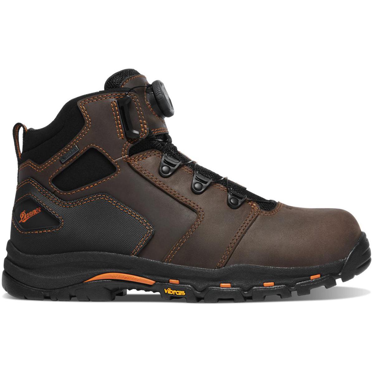 Danner Men's Vicious BOA 4.5" Comp Toe Waterproof Work Boot - Brown - 13800 - Overlook Boots