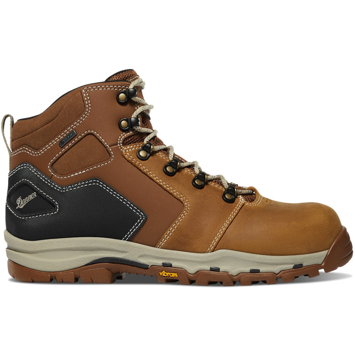 Danner Men's Vicious 4.5" Comp Toe WP Slip Resist Work Boot -Tan- 13886  - Overlook Boots