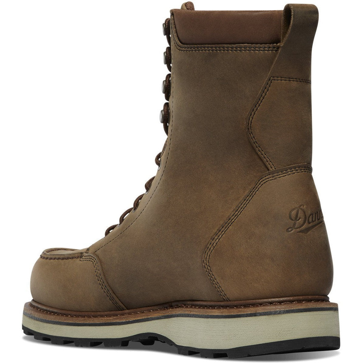 Danner Men's Cedar River 8" Moc Toe WP Hunt Work Boot -Brown- 14304  - Overlook Boots