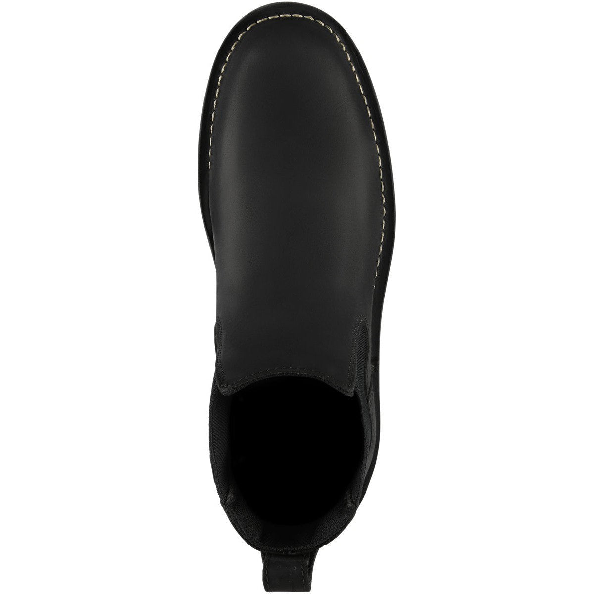 Danner Men's Bull Run 6" Plain Toe Chelsea Work Boot -Black- 15483  - Overlook Boots