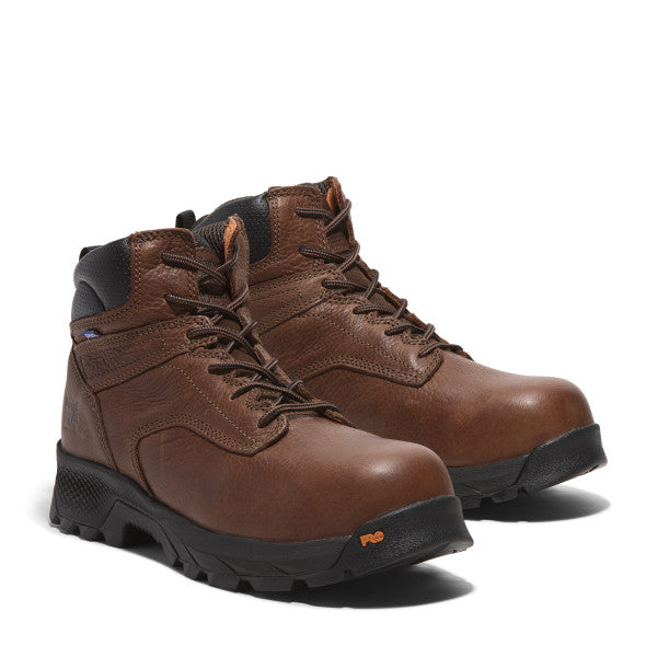 Timberland Pro Men's Titan Ev 6" Comp Toe Work Boot -Brown- TB0A61PF214  - Overlook Boots