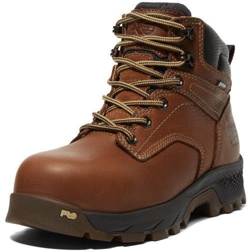 Timberland Pro Women's Titan EV 6" Comp Toe WP Work Boot- Brown- TB1A5P1A214  - Overlook Boots