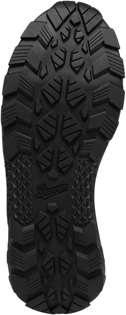 Danner Men's Sonic 6" Plain Toe Waterproof Side Zip Tactical Duty Work Boot - Black - 24430 - Overlook Boots