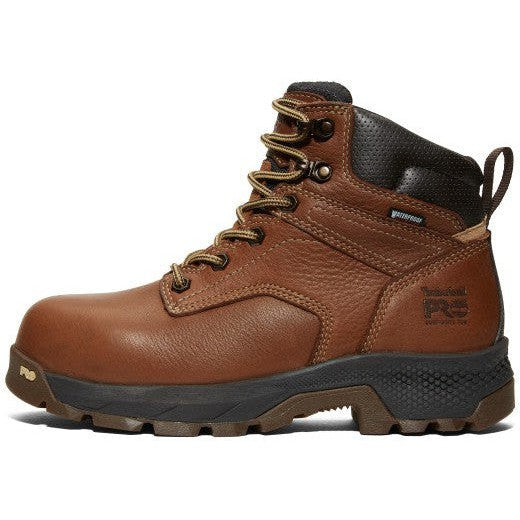 Timberland Pro Women's Titan EV 6" Comp Toe WP Work Boot- Brown- TB1A5P1A214  - Overlook Boots