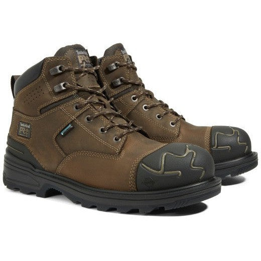 Timberland Pro Men's Magnitude 6" Comp Toe WP Work Boot- Coffee- TB1A5QFJ214  - Overlook Boots