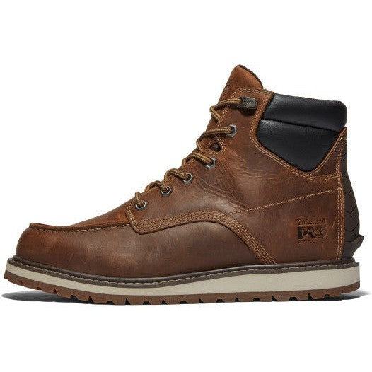 Timberland Pro Men's Irvine 6" Soft Toe Wedge Work Boot- Brown- TB1A42TY214  - Overlook Boots