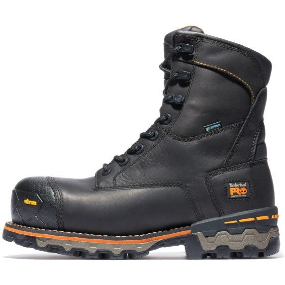 Timberland Pro Men's Boondock 8" Comp Toe WP Work Boot -Black- TB189645001  - Overlook Boots