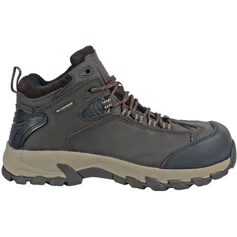 Hoss Men's Frontier Comp Toe Waterproof Puncture Resistant Work Shoe - Brown 50406  - Overlook Boots