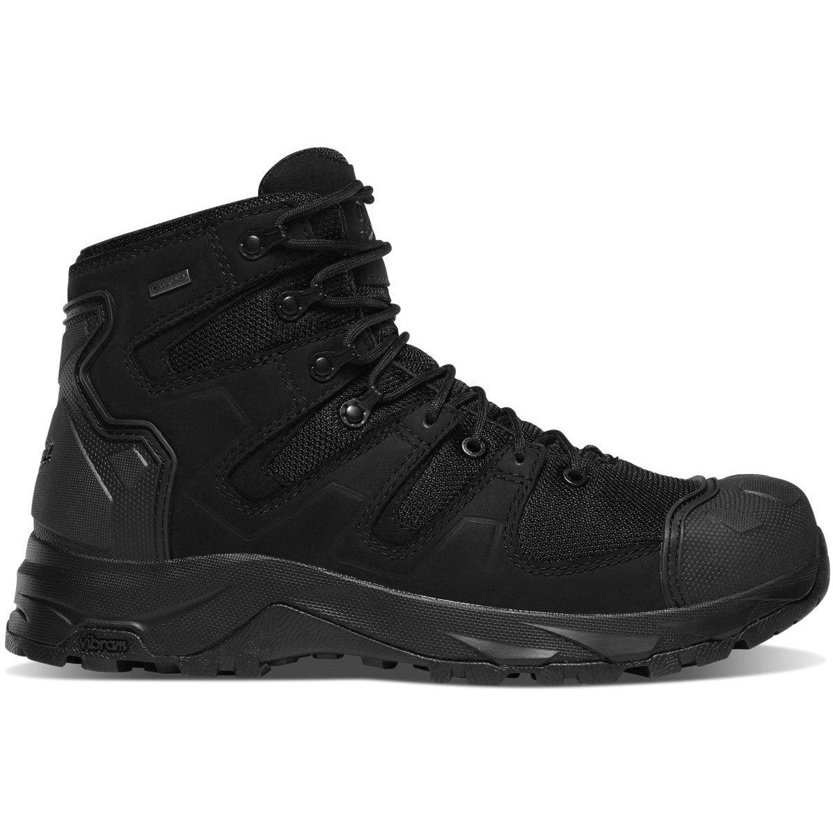 Danner Men's Downrange 6" Plain Toe WP Slip Resist Duty Boot -Black- 54021  - Overlook Boots