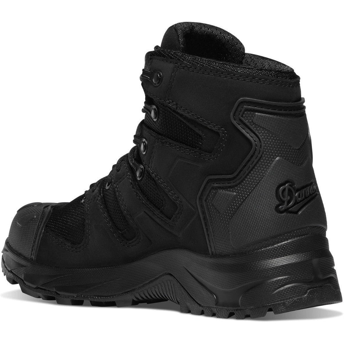 Danner Men's Downrange 6" Plain Toe WP Slip Resist Duty Boot -Black- 54021  - Overlook Boots