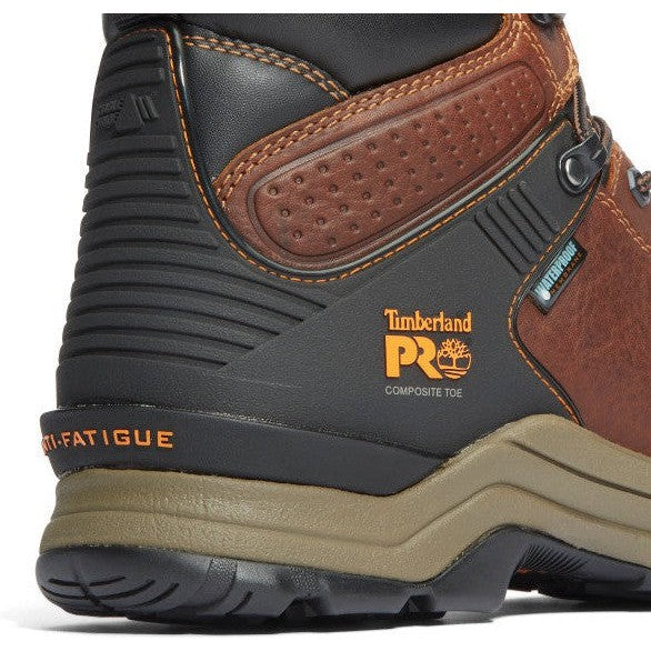 Timberland Pro Men's Hypercharge 6" Comp Toe WP Work Boot- Brown- TB1A1Q54214  - Overlook Boots