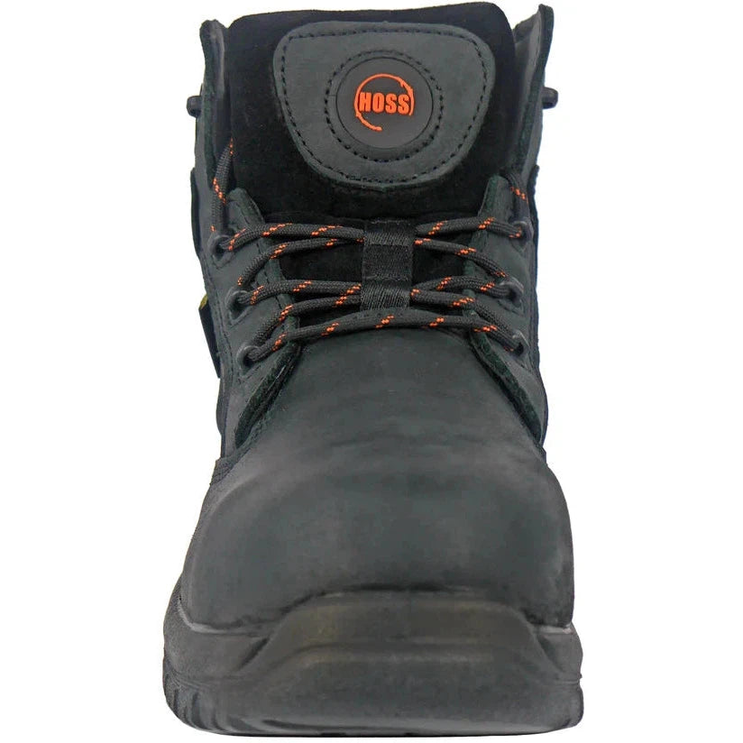 Hoss Men's Prowl 6" Composite Toe Waterproof Puncture Resistant  Work Boot - Black 60140  - Overlook Boots