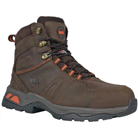 Hoss Men's Blast Composite Safety Toe Waterproof 400G Insulated Work Boot - Brown 60242 7 / Medium / Brown - Overlook Boots