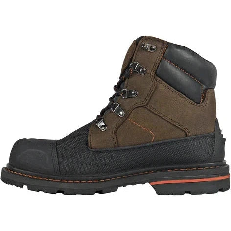 Hoss Men's K-Tough 6" Composite Toe Waterproof Puncture Resistant Duty Boot - Brown 62705  - Overlook Boots