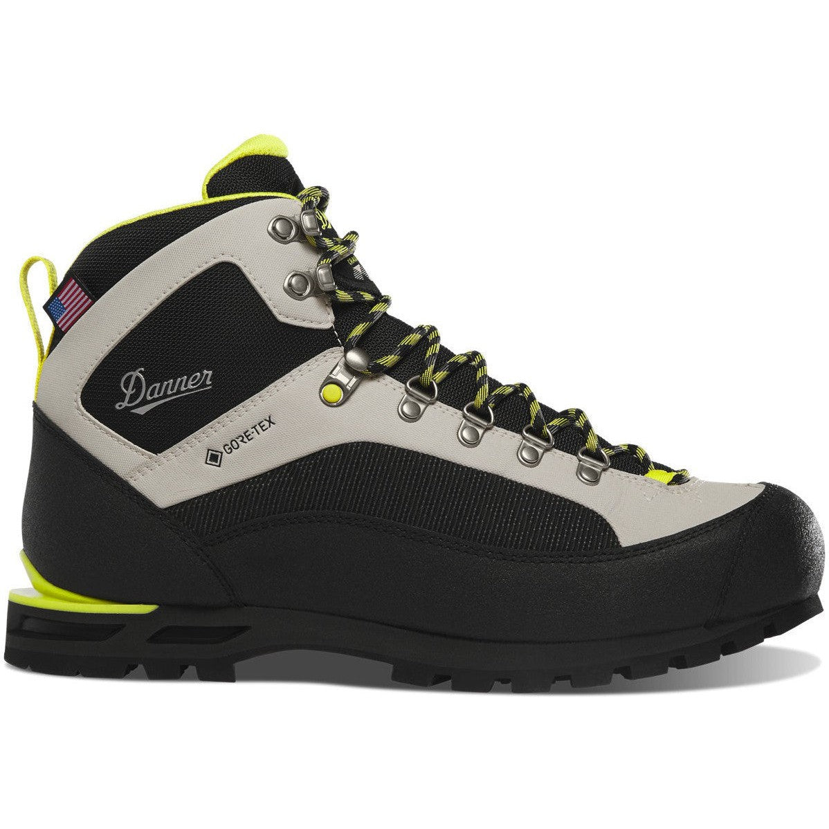 Danner Men's Crag Rat Evo 5.5" WP Hiking Boot -Ice- 65820 7 / Wide / Ice/Yellow - Overlook Boots