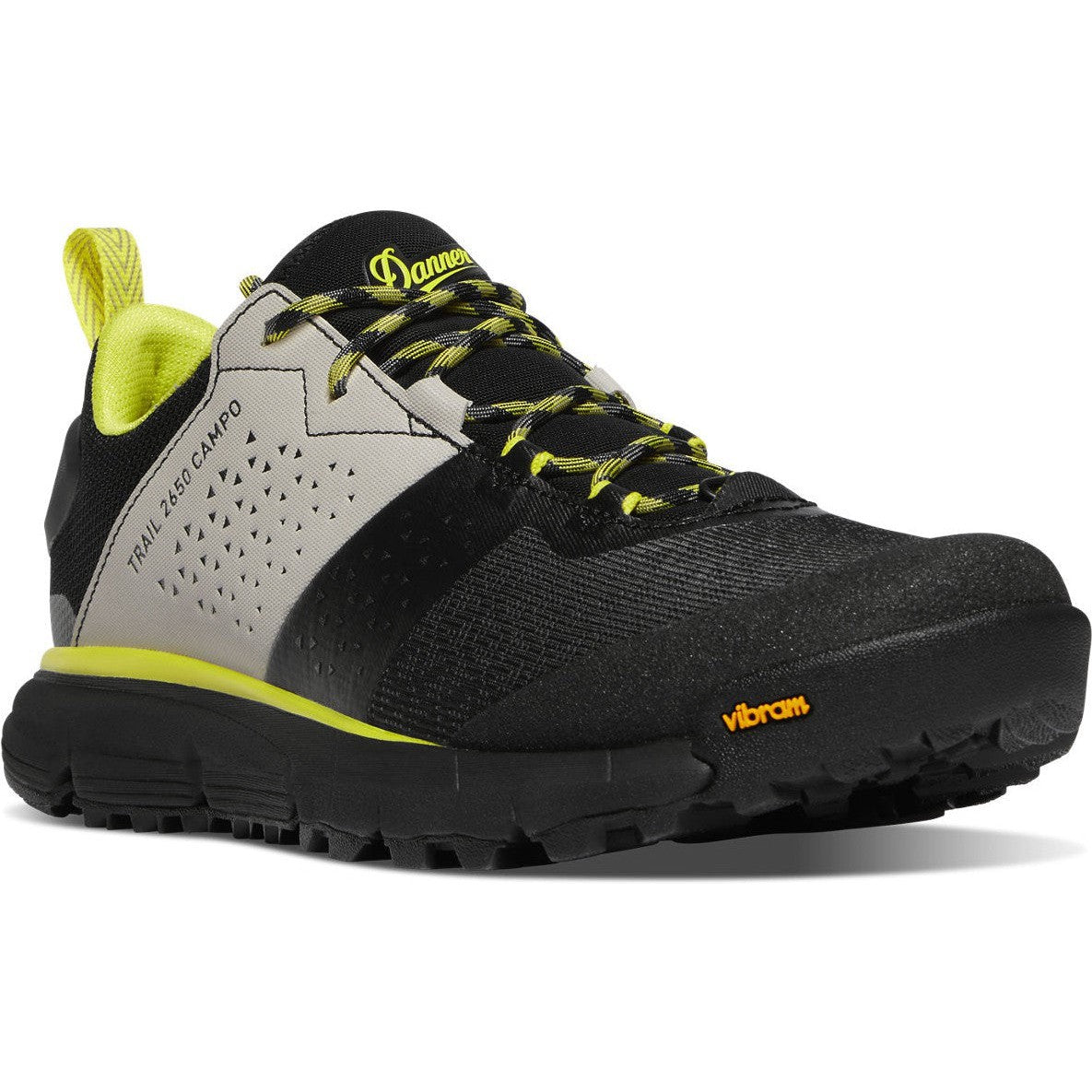 Danner Men's Trail 2650 Campo 3" Hiking Shoe -Yellow- 68949 7 / Medium / Black - Overlook Boots