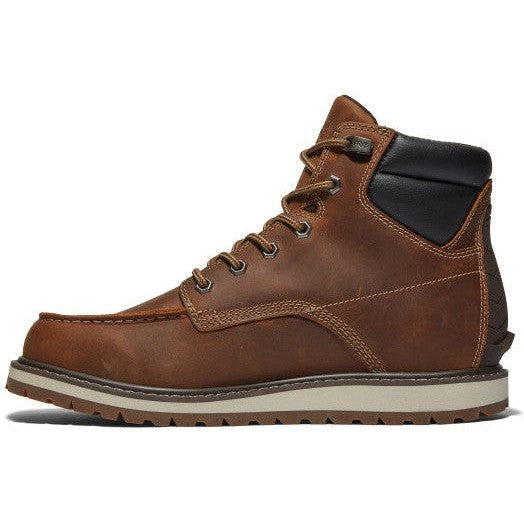 Timberland Pro Men's Irvine 6" Soft Toe Wedge Work Boot- Brown- TB1A42TY214  - Overlook Boots