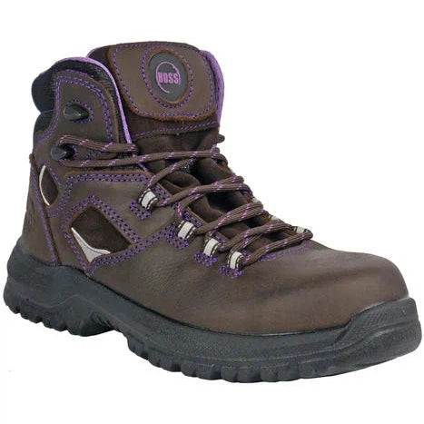 Hoss Women's Lacy 6" Composite Toe Waterproof Puncture Resistant Boot - Brown 70419 5 / Medium / Brown - Overlook Boots