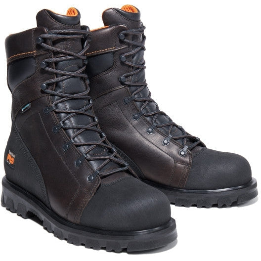 Timberland Pro Men's Rigmaster 8" Steel Toe WP Work Boot -Brown- TB195553214 5 / Medium / Brown - Overlook Boots