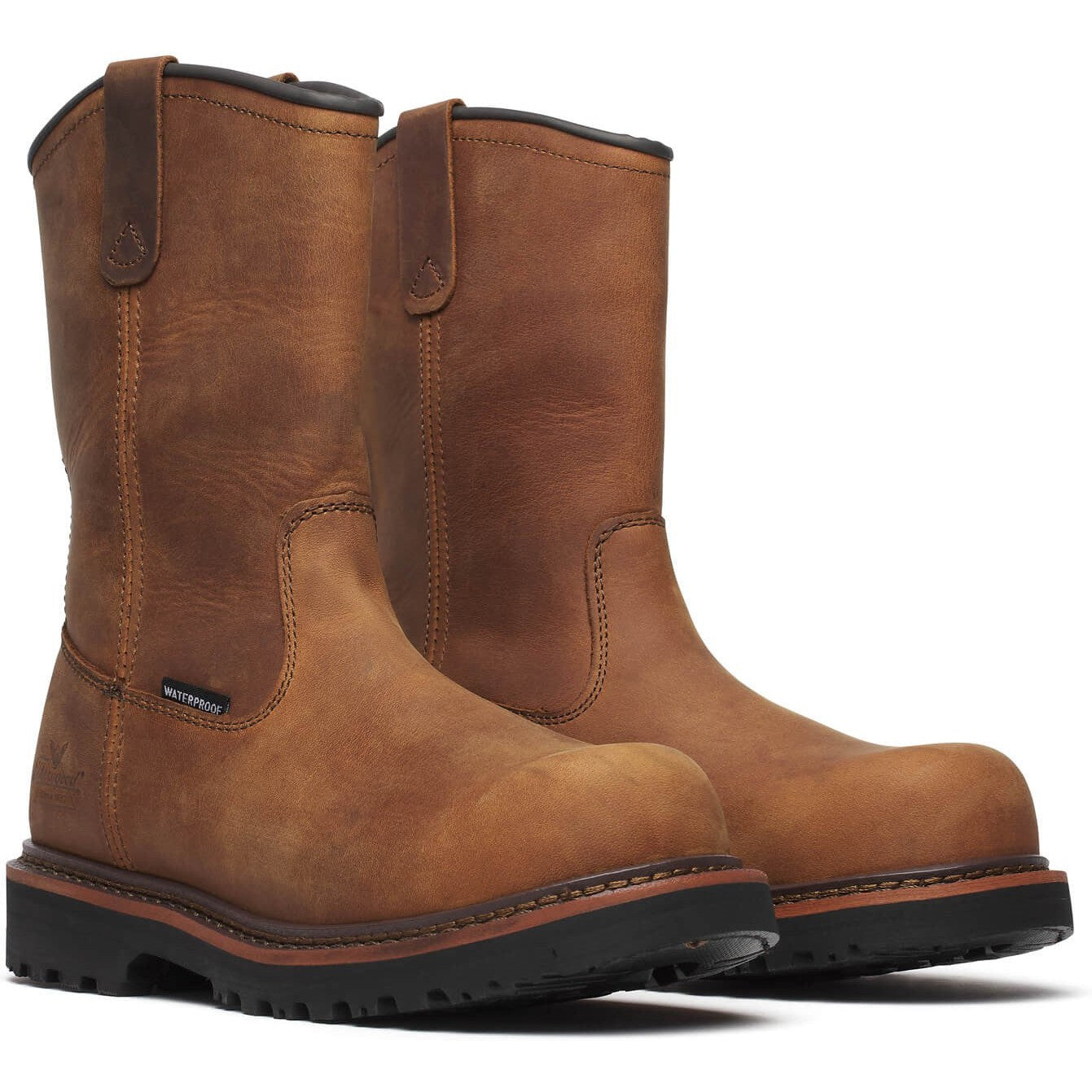 Thorogood Men's Wellington V-Series 11" Semi-oblique WP Work Boot- 804-4343 - Overlook Boots