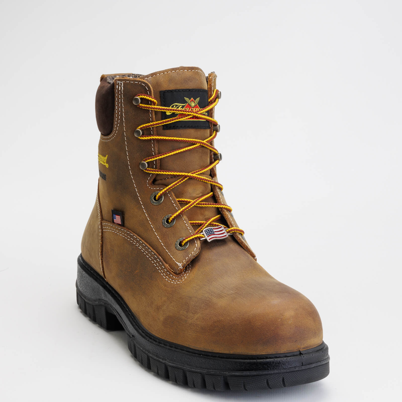 Thorogood Men's Genesis Series 6" Safety Toe WP Work Boot -Chestnut- 804-4149 7 / Medium / Chestnut - Overlook Boots