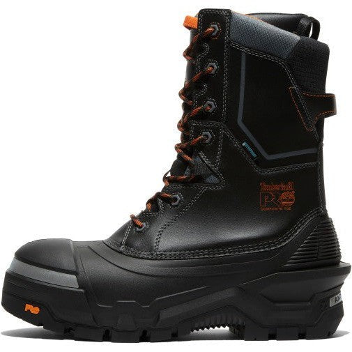 Timberland Pro Men's Pac Max 10" Comp Toe WP PR Work Boot- Black- TB1A5QXJ001  - Overlook Boots