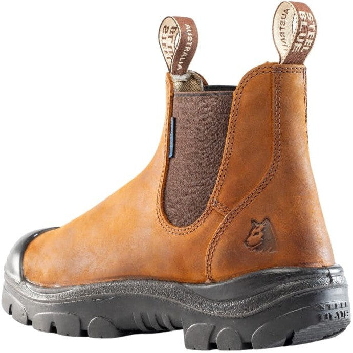 Steel Blue Men's Hobart PR Steel Toe Slip Resist Work Boot -Brown- 862903  - Overlook Boots