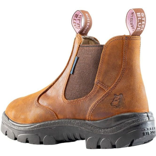 Steel Blue Women's Hobart Steel Toe WP Metguard Work Boot -Brown- 892854  - Overlook Boots