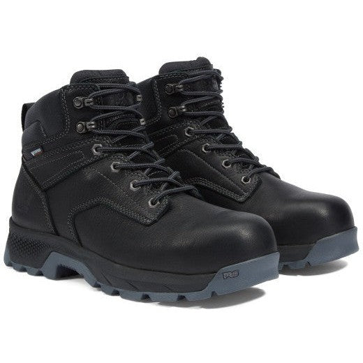 Timberland Pro Men's Titan EV 6" Comp Toe WP Work Boot- Black- TB1A42GN001 7 / Medium / Black - Overlook Boots