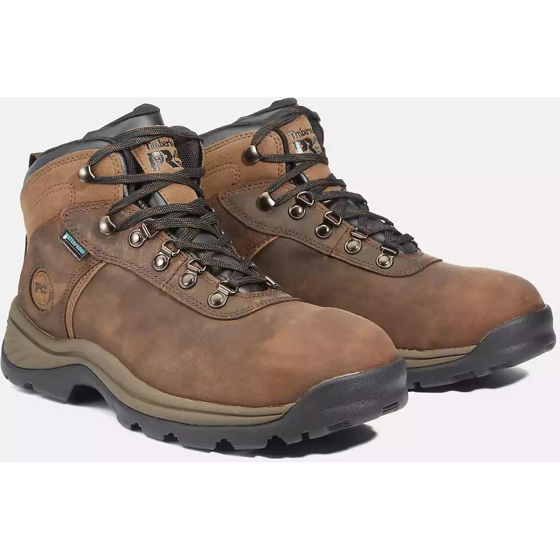 Timberland Pro Men's Flume Steel Toe WP Work Boot -Brown- TB1A1Q8V214  - Overlook Boots