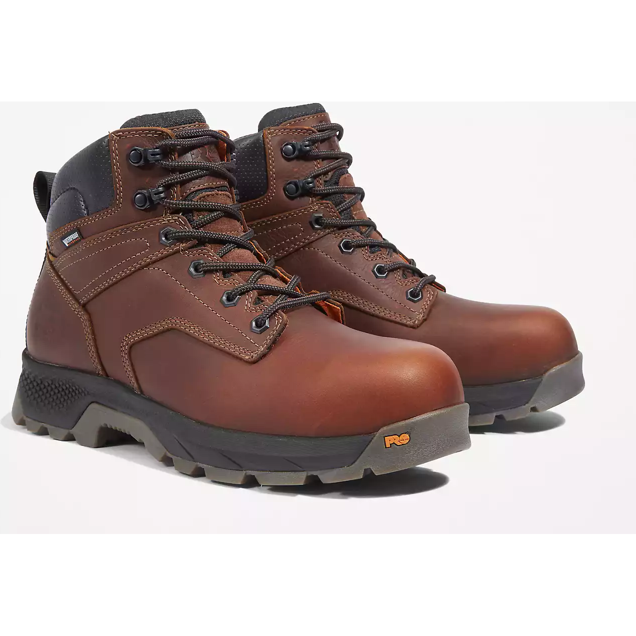 Timberland Pro Men's Titan EV 6" Comp Toe WP Work Boot -Brown- TB1A42FY214 7 / Medium / Brown - Overlook Boots