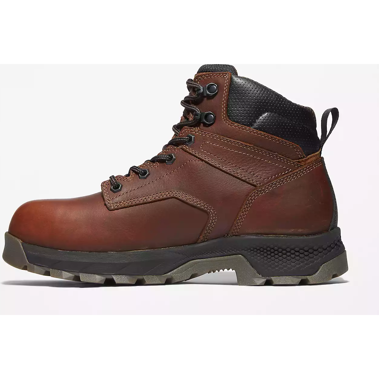 Timberland Pro Men's Titan EV 6" Comp Toe WP Work Boot -Brown- TB1A42FY214  - Overlook Boots